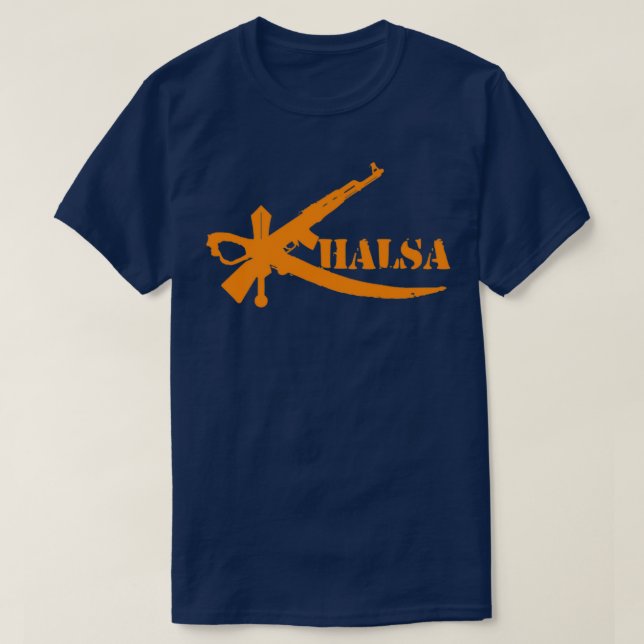 Camiseta Khalsa AK47 (Frente do Design)