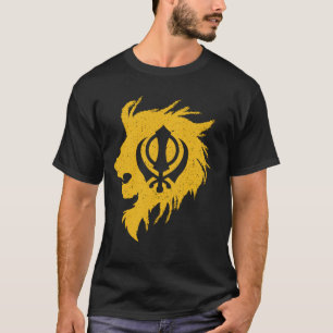 Camiseta Khanda lion kaur - punjabi - presente sikhism sikh