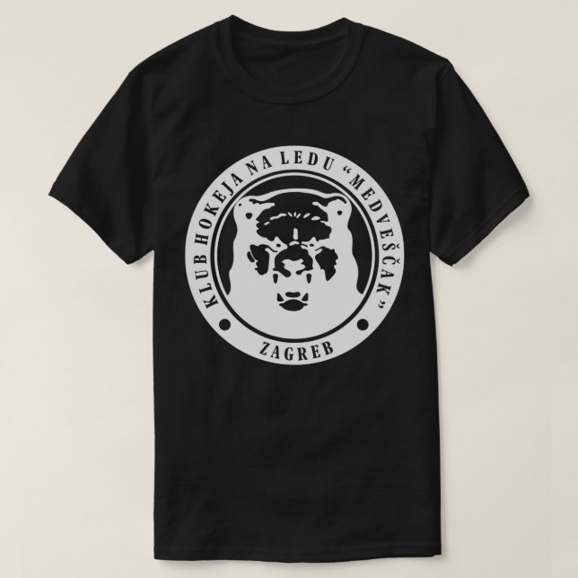 Camiseta KHL Medveak Zagreb 1 (Frente do Design)