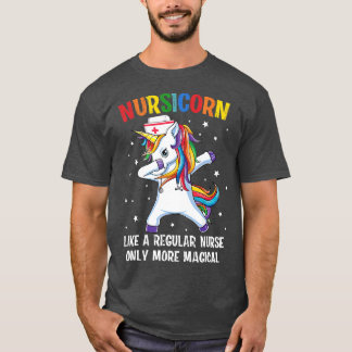 Camiseta Ki Dabbing Unicorn Nursicorn Nurse Costume Lover