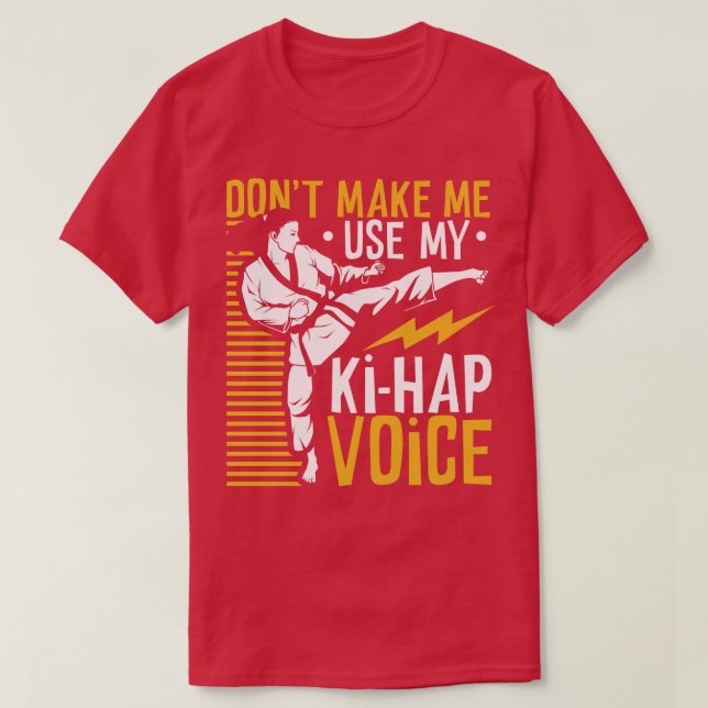 Camiseta Ki Hap voice Tang Soo Do (Frente do Design)