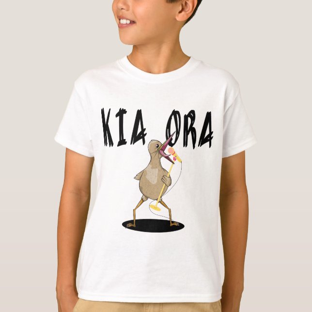 Camiseta Kia Ora Kiwi (Frente)