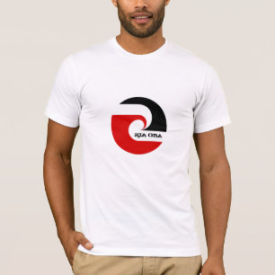 Camiseta Kia Ora & Maori Flag, Nova Zelândia/Esporte, râgue
