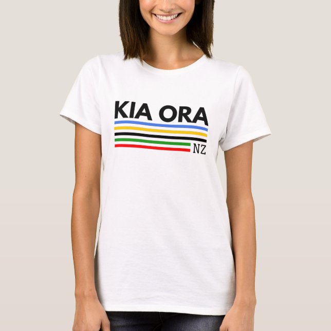 Camiseta Kia Ora NZ (Frente)