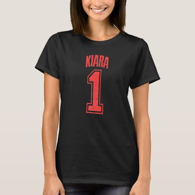 Camiseta Kiara, apoiadora número 1, maior fã (Frente)