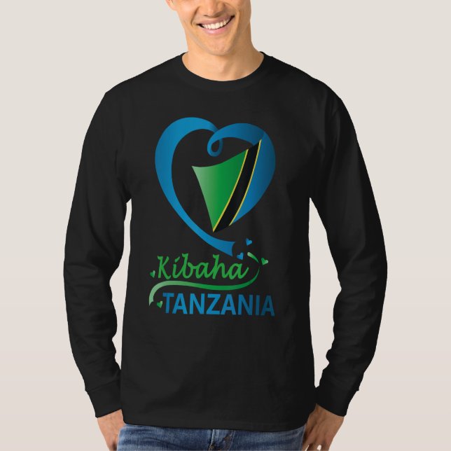 Camiseta Kibaha Tanzania Flag Tanzanian Men Women (Frente)
