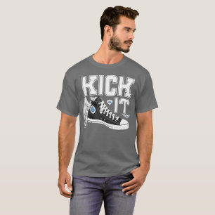 Camiseta Kick It Sneaker Classe Typografia T Shirt