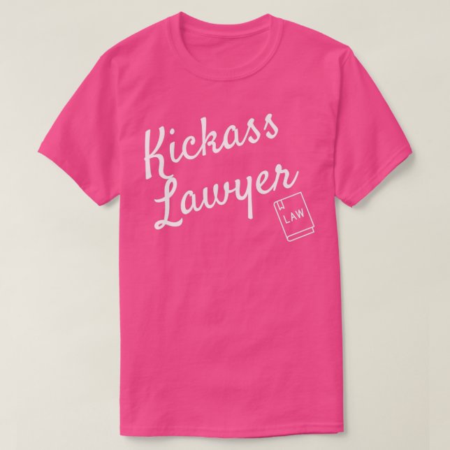 Camiseta Kickass lawyerwhite (Frente do Design)