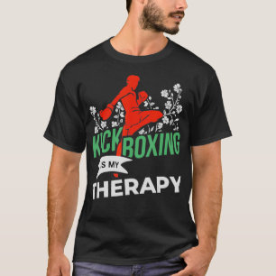 Camiseta Kickboing É A Minha Terapia, Criança De Combatente