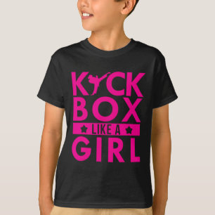 Camiseta Kickbox Como Uma Garota Artes Marciais Kickboxing