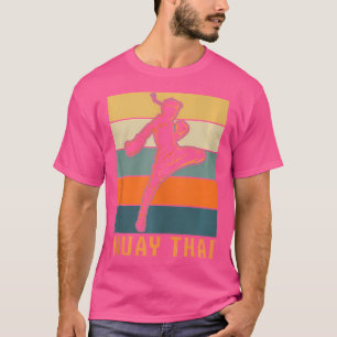 Camiseta Kickboxe de Artes Marciais da Tailândia Retroativa