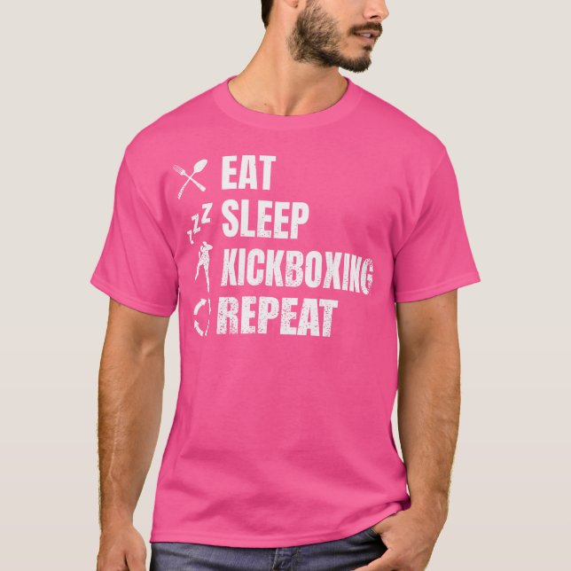 Camiseta Kickboxer Daily Schedule Kickboxtor Mar (Frente)