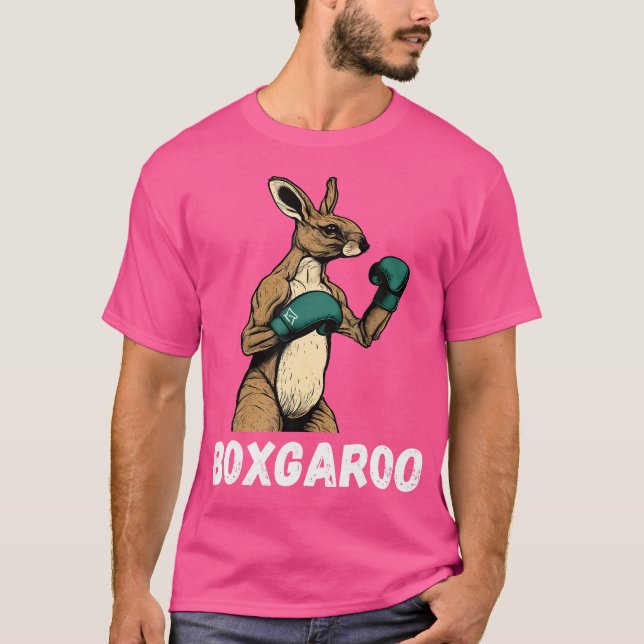 Camiseta Kickboxer Kangaroo Boxer Luvas Kickboxe (Frente)