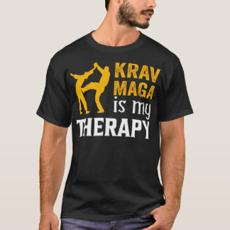Camiseta Kickboxing do combatente da terapia Krav Maga