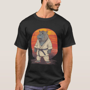 Camiseta Kickboxing Hippo Artes Marciais Caratê Jiu-jitsu M