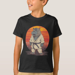 Camiseta Kickboxing Hippo Artes Marciais Caratê Jiu-jitsu M