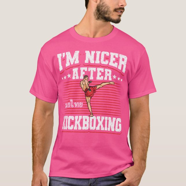 Camiseta Kickboxing Im Nicer Após Kickboxing (Frente)