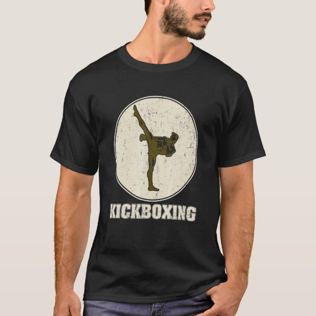 Camiseta Kickboxing Karate Taekwondo Martial Training Athle (Frente)
