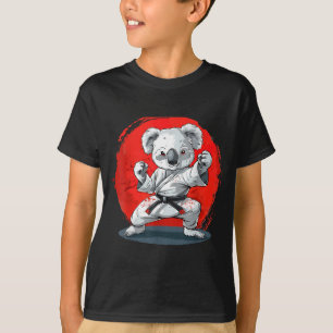 Camiseta Kickboxing Koala Taekwondo Caratê MMA Engraçado