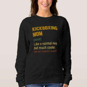 Camiseta Kickboxing Mãe Definição Orgulhosa Mãezinha