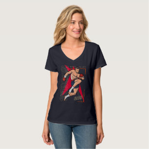 Camiseta Kickboxing   Mulheres Decote em V