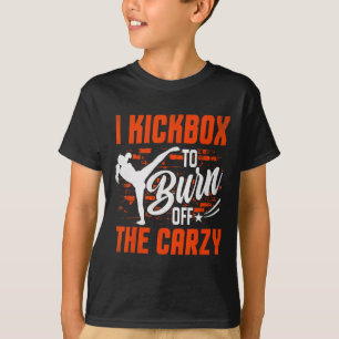 Camiseta Kickboxing Para Homens Mulheres Kickboxer Jab Trei