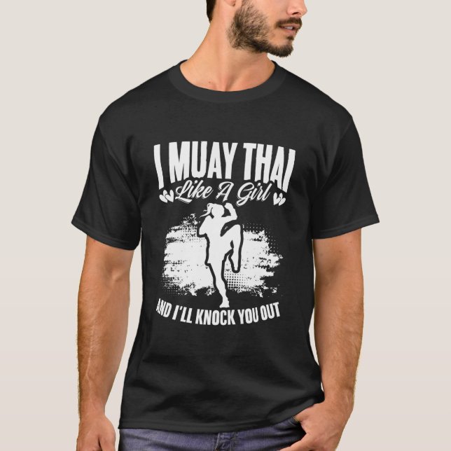 Camiseta Kickboxing Tailândia Mma Thai Boxing Muay Thai (Frente)