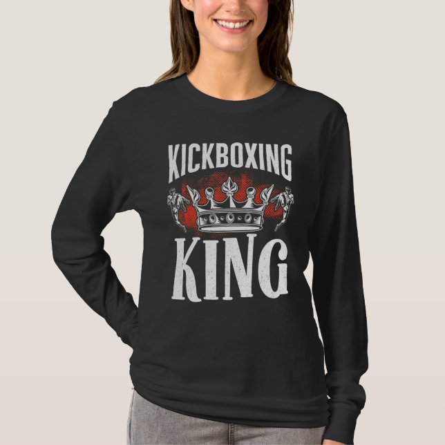 Camiseta Kickboxing Vintage Kickboxing King (Frente)