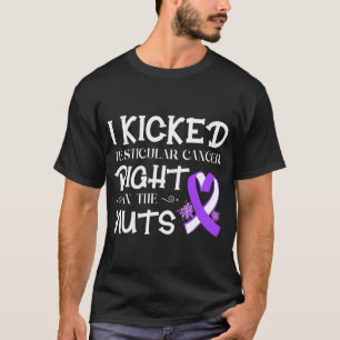 Camiseta Kicke, Sobrevivente de Consciência do Cancer Testi