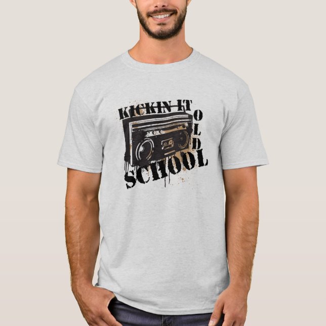 Camiseta Kickin ele velha escola (Frente)
