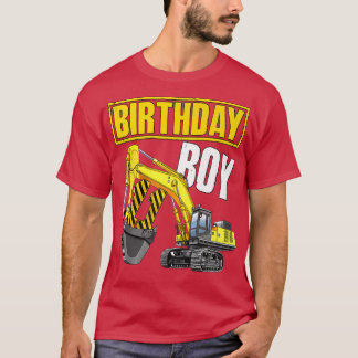 Camiseta Kid Birthday Boy 11th Vehicle 11 Year Old Construc
