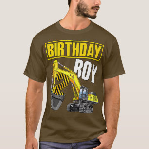 Camiseta Kid Birthday Boy segundo Veículo com 2 Anos de Ida