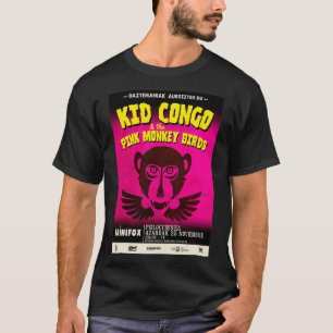 Camiseta Kid Congo prepara os Macacos Rosa