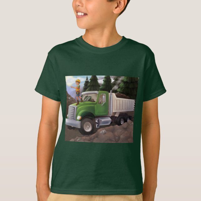 Camiseta Kid de Construção (Frente)