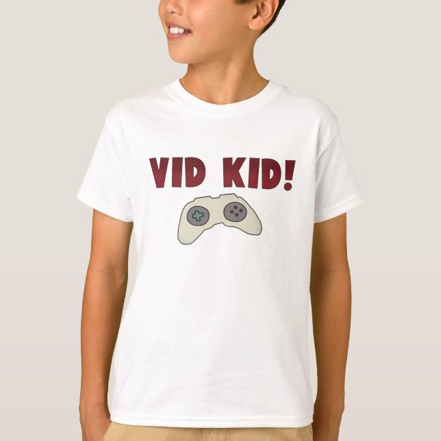 Camiseta Kid de Jogo de Vídeo (Frente)