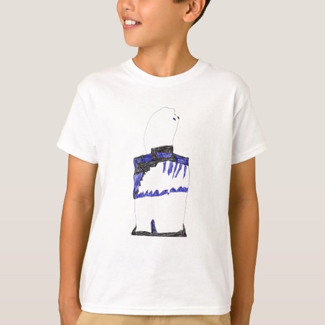 Camiseta Kid do SharkZilla do Fantasma (Frente)
