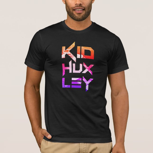 Camiseta Kid Huxley - Young Aldous Huxley (logotipo grande) (Frente)