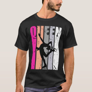 Camiseta Kid Ice Skating Queen Birthday Bonito Training Tra
