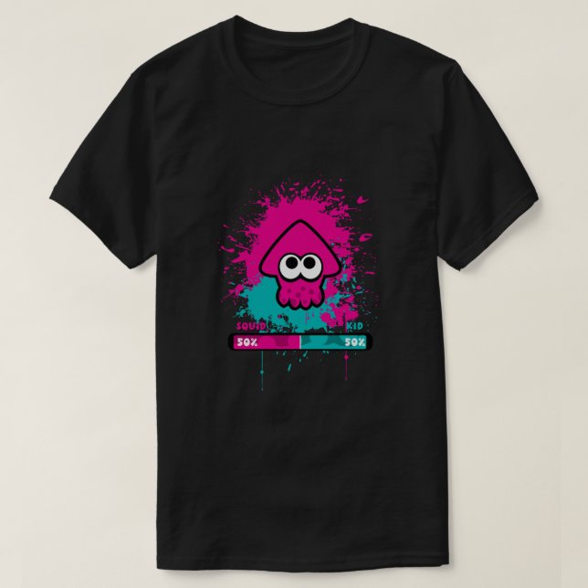 Camiseta Kid ou Splatoon Lula Clássico (Frente do Design)
