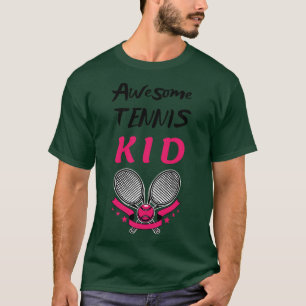 Camiseta Kid Racket e Ball 3 de Tênis aberto dos EUA
