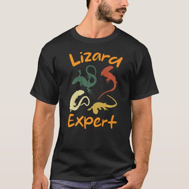 Camiseta Kid Reptile Beared Dragon Lizard Expert (Frente)