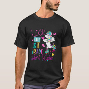 Camiseta Kid Unicorn Olhe O Grau De 1 rua Aqui Eu Vim.