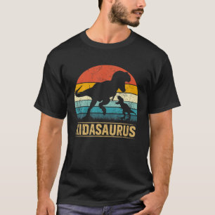 Camiseta Kida Saurus T Rex Dinossaur Kidasaurus Fam Corresp