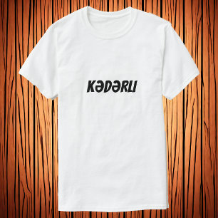 Camiseta Kidami   Triste na camiseta-T do Azerbaijão