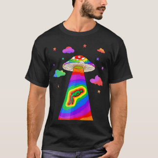 Camiseta Kidcore Alienígena estética OVNI Rapto Cogt