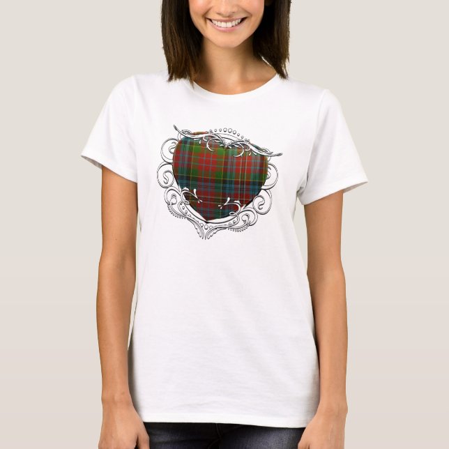 Camiseta Kidd Tartan Heart (Frente)