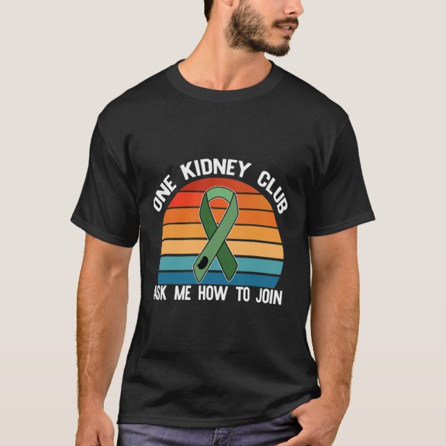 Camiseta Kidney Club Pergunte-Me Como Entrar No Organ Donor (Frente)