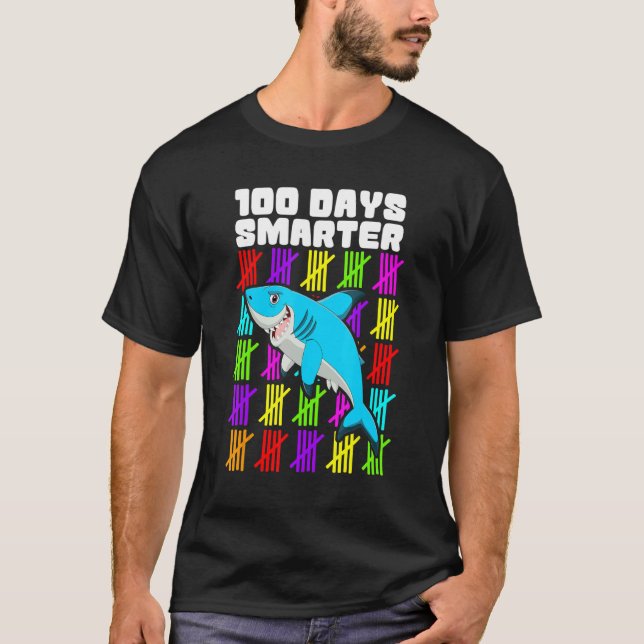 Camiseta Kids 100 Days Smarter Shirts, Boys 100th Day Of Sc (Frente)