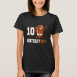 Camiseta Kids 10 Year Old  Dabbing Football 10th Birthday B<br><div class="desc">Kids 10 Year Old  Dabbing Football 10th Birthday Boy Teens.</div>