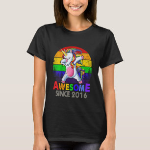 Camiseta Kids 7 Year Old 7th Birthday Girls Teens Dabbing